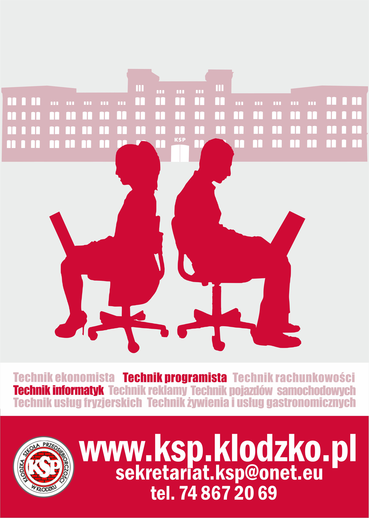 Technik programista - plakat